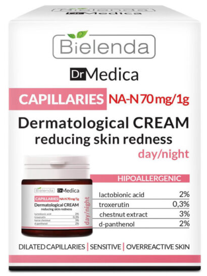 Крем уменьшающий покраснения дневной/ночной Bielenda DrMedica Capillary Skin 50  мл