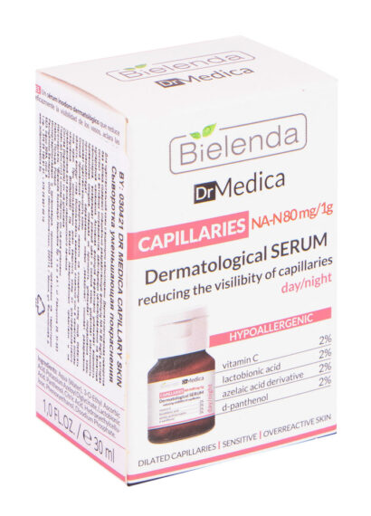 Сыворотка уменьшающая покраснения Bielenda DrMedica Capillary Skin 30  мл