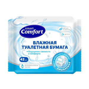 Влажная туалетная бумага Comfort smart 42  шт