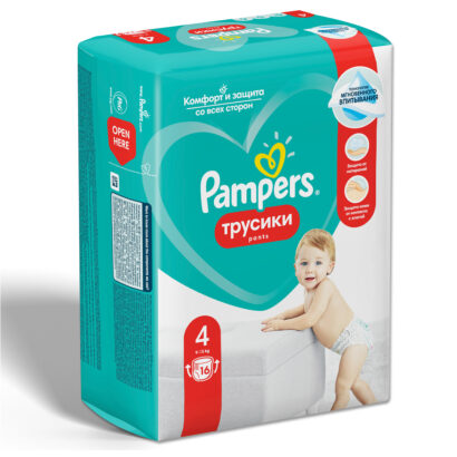 Подгузники-трусики детские 9-15кг №16 Pampers Pants Maxi 16  шт