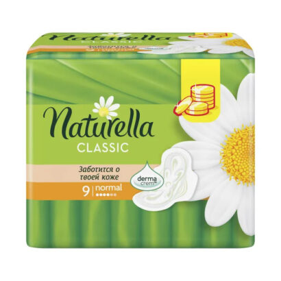 Прокладки женские с ароматом ромашки Normal Naturella Classic 9  шт