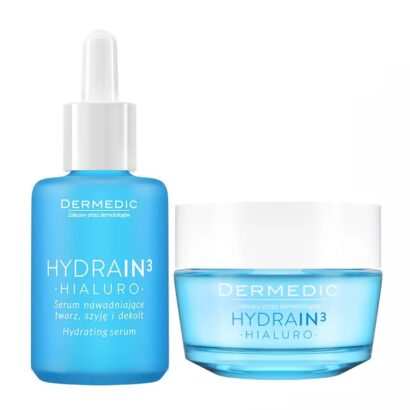 Набор (Сыворотка 30мл + Крем-гель сильноувлажняющий 50г) Dermedic Hydrain3