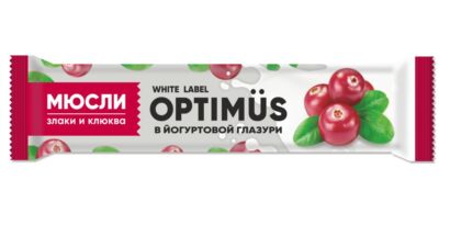 Мюсли "Optimus" Злаки и клюква в йогуртовой глазури Amateg 30  г