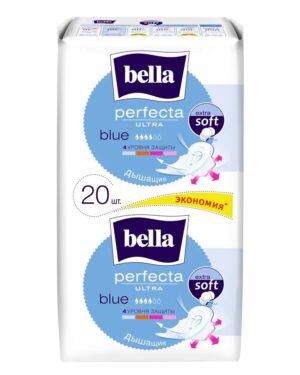 Прокладки гигиенические супертонки Ultra Blue Bella Perfecta 20  шт