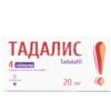 Тадалис таблетки 20мг N4*1