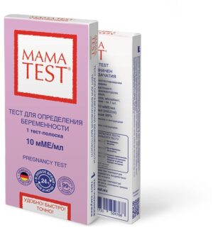 Тест для определения беременности MAMA TEST N1 чув.10мМЕ/мл Mama Test 1"