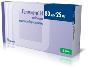 Телмиста Н таблетки 80мг/25мг N10*3