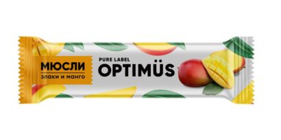 Мюсли Optimus Злаки и манго Amateg 20  г