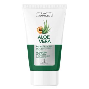 Гель-скраб для лица c абрикосовой косточкой Belkosmex Plant Advanced Aloe Vera 120  г