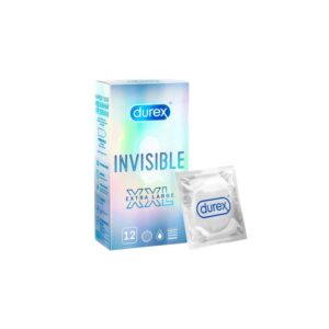Презервативы латексные ультратонкие увеличенного размера Invisible XXL Durex 12  шт