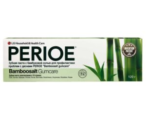 Зубная паста с бамбуковой солью для профилактики проблем с деснами Perioe Bamboosalt 120  г
