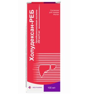 Холудексан-Реб суспензия для приёма внутрь 250мг/5мл во флаконах 100мл