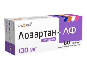 Лозартан-ЛФ таблетки 100мг N60