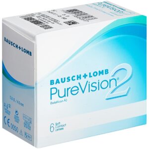 Линзы конт.r8.6/d-4.0 мягкие Baush+Lomb PureVision 2(balafilcon A)