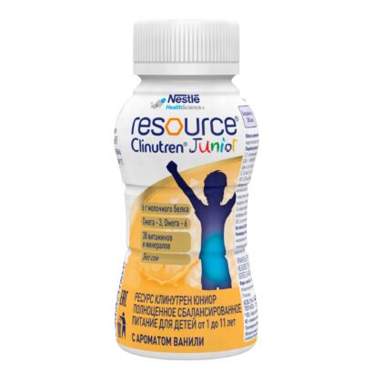 Нестле Ресурс Клинутрен Юниор с ароматом ванили Nestle Resource Clinutren Junior 200  мл
