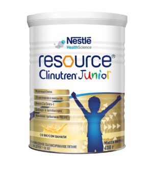 Специализированный пищевой продукт диетического профилактического питания со вкусом ванили для детей 1-10лет Nestle Resource Clinutren Junior 400  г