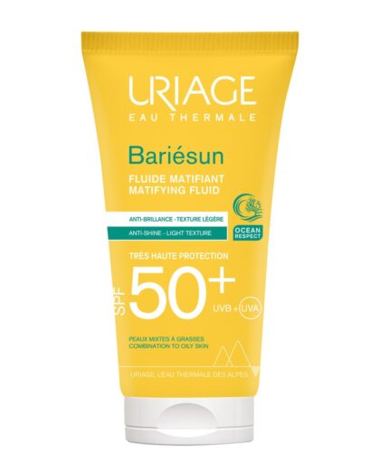 Флюид матирующий SPF50+ Uriage Bariesun 50  мл