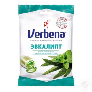 Verbena Эвкалипт Карамель леденцовая с начинкой 60г Verbena