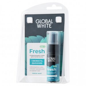 Освежающий спрей для полости рта Global White Fresh 15  мл