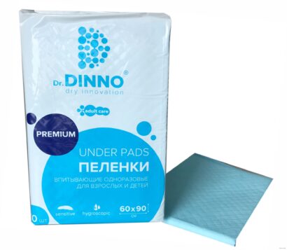 Пеленки впитывающие для детей  60*90см 1шт Dr.DINNO