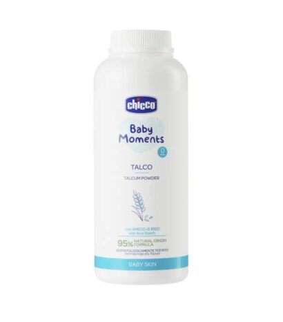 Тальк защитный с рисовым крахмалом 0мес+ Chicco Baby Moments 150  г