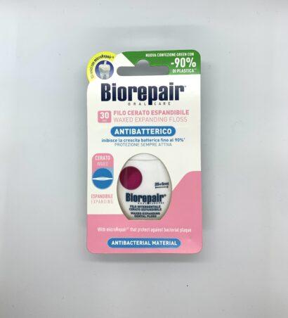 Зубная нить Filo Cerato Espandibile Вощеная расширяющаяся Biorepair 30  м