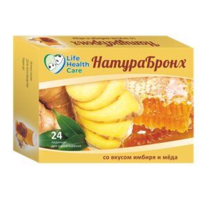 Натурабронх со вкусом имбиря и меда пастилки N24