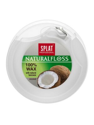 Зубная нить объемная с ароматом кокоса Splat Professional 40  м