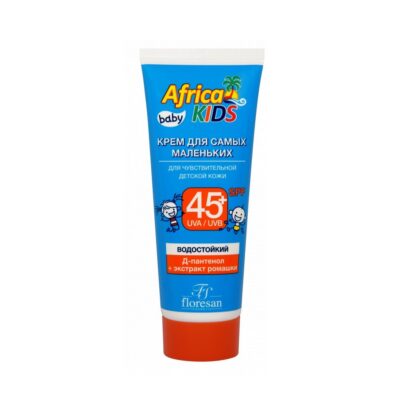 Крем для защиты от солнца для самых маленьких детский SPF45+ Floresan Africa Kids 50  мл