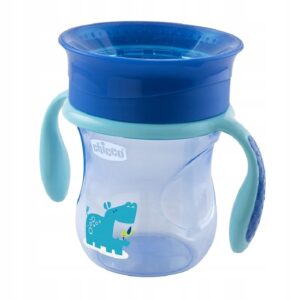 Чашка-поильник Perfect Cup носик 360 12мес+ голубой Chicco 200  мл