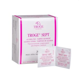 Тампоны Troge Sept пропитанные спиртовым раствором N1