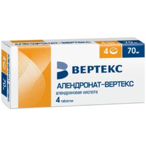 Алендронат-Вертекс таблетки 70мг N4
