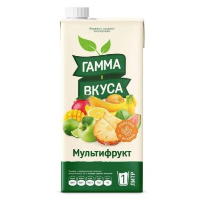 Сок мультифруктовый восстановленный Гамма вкуса 200  мл