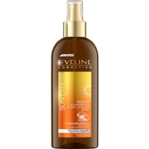 Масло усиливающее и закрепляющее загар с маслом кокоса Eveline Cosmetics Sun Expert 150  мл