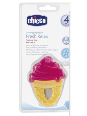Прорезыватель Fresh Relax Мороженое красное 4мес Chicco 1  шт