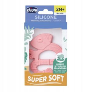 Прорезыватель-игрушка Super Soft Игуана 2мес+ розовый Chicco 1  шт