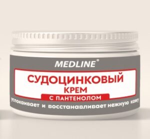 Судоцинковый крем детский пантенолом Medline 140  г