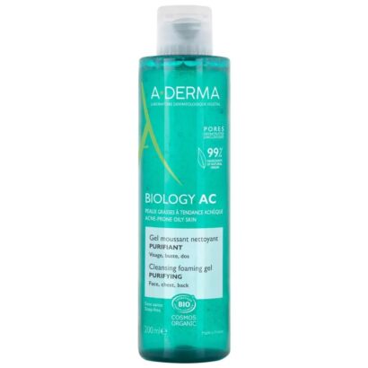 Гель пенящийся очищающий A-Derma Biology AC 200  мл