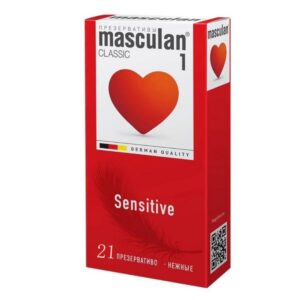 Презервативы Sensitive (Нежные) Masculan Sensitive 21  шт