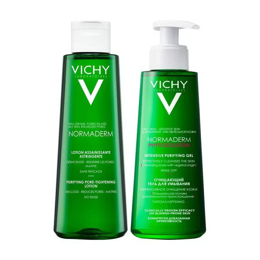 Виши для умывания. Набор Vichy Normaderm. Vichy Normaderm 200 ml. Виши Нормадерм фитосолюшн гель. Виши Нормадерм гель очищающий 200мл.