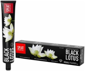 Зубная паста Black Lotus Черный лотос отбеливающая для здоровья десен и свежести дыхания Splat Special 75  мл