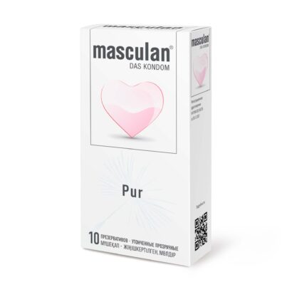 Презервативы утонченные прозрачные Masculan Pur 10  шт