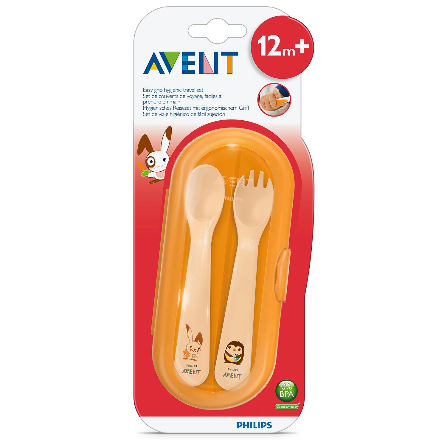 Ложечка и вилочка 12мес+ Philips Avent 1  шт