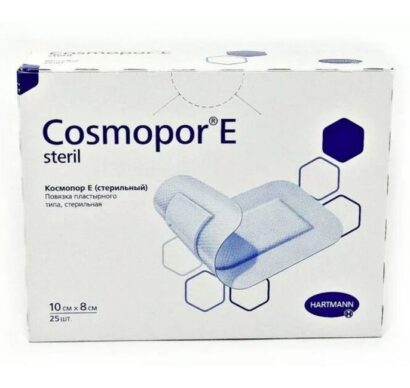 Повязка впитывающая пластырного типа Cosmopor E Steril 10*8см 25  шт