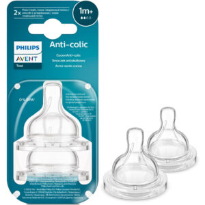 Соска Anti-colic медленый поток 2/4 от 1мес+ Philips Avent 2  шт