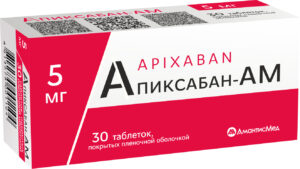 Апиксабан-АМ таблетки 5мг N30