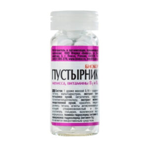 Пустырник Биокор драже 180мг №50