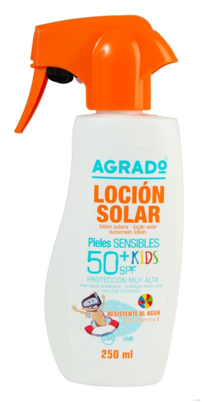 Лосьон детский солнцезащитный SPF50+ Agrado 250  мл