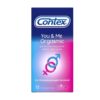 Презервативы из натурального латекса Contex You&Me Orgasmic 12  шт