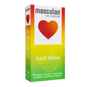 Презервативы цветные с ароматами Masculan Frutti Edition 10  шт